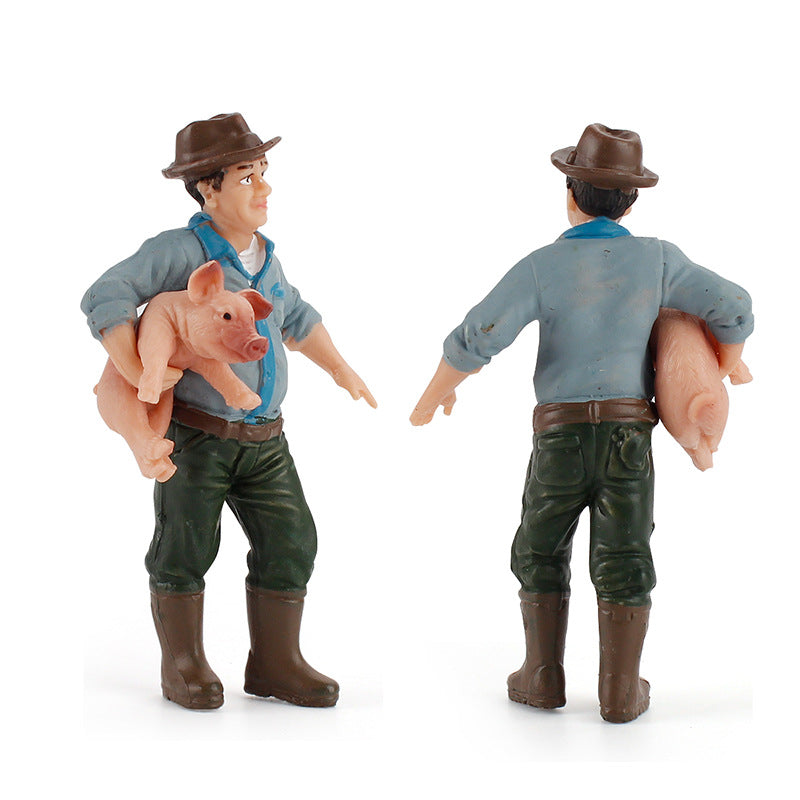 Set 5 Figuras Animales Granja PVC Juguete Niños 3+ años | ToyLab