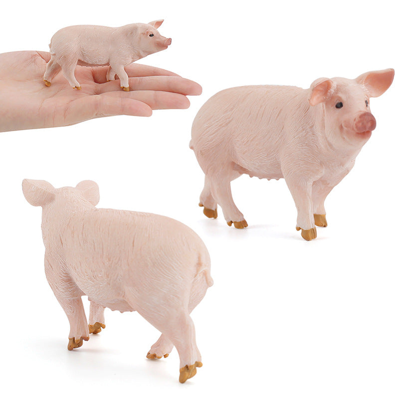 Set 5 Figuras Animales Granja PVC Juguete Niños 3+ años | ToyLab