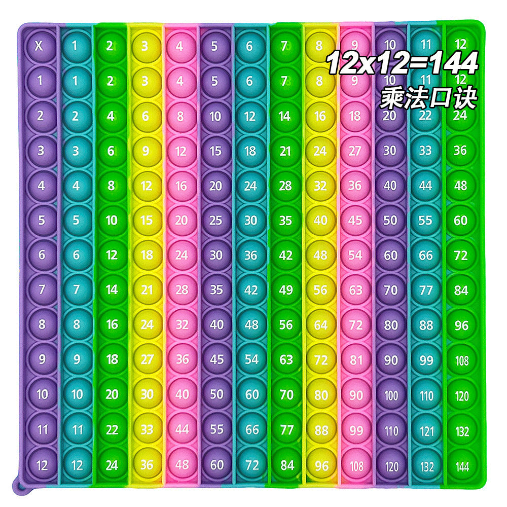 Tablero Silicona Burbujas Matemáticas 20cm Juguete Educativo 3–6 años | ToyLab