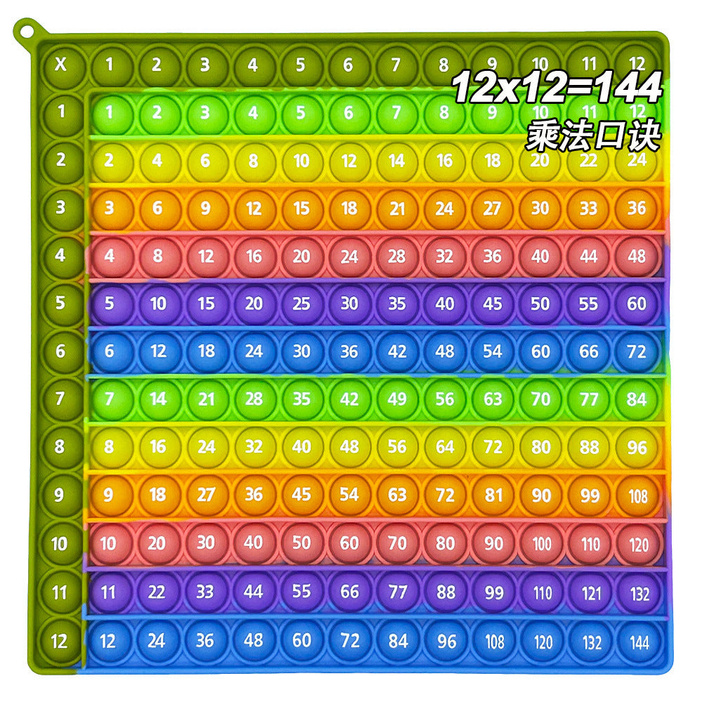 Tablero Silicona Burbujas Matemáticas 20cm Juguete Educativo 3–6 años | ToyLab