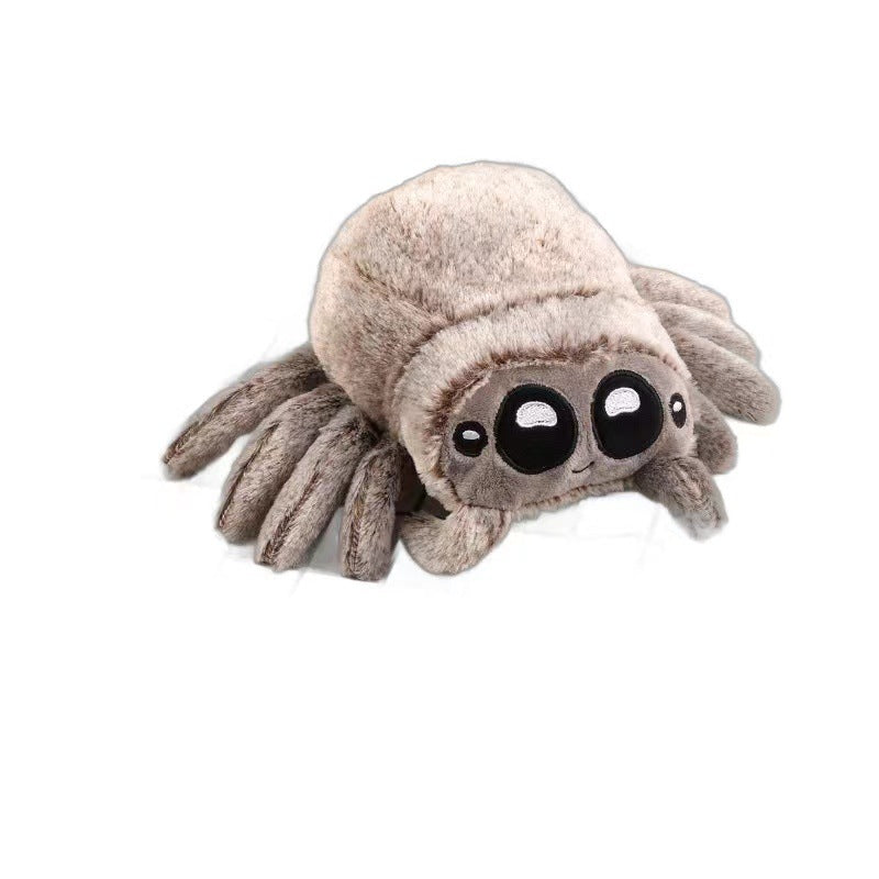 Muñeco Araña Halloween – Peluche Decorativo con Tela de Araña