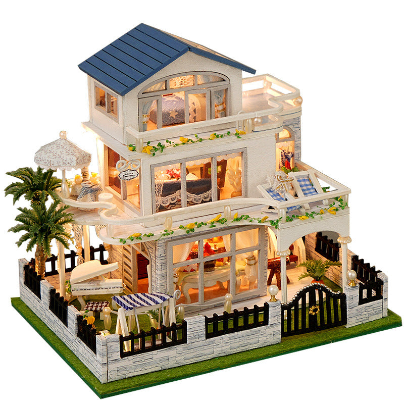 Casita Madera DIY Mini con Luces | Maqueta Decorativa | Regalo Original