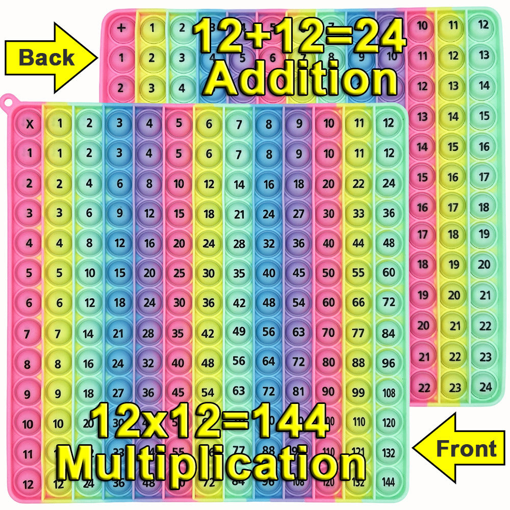Tablero Silicona Burbujas Matemáticas 20cm Juguete Educativo 3–6 años | ToyLab