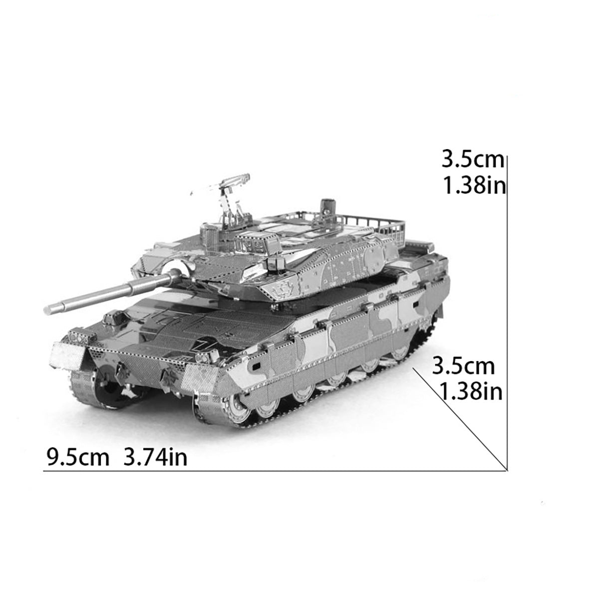 Puzzle 3D Metal Tanque DIY | Maqueta Adultos y Jóvenes | Varios Modelos