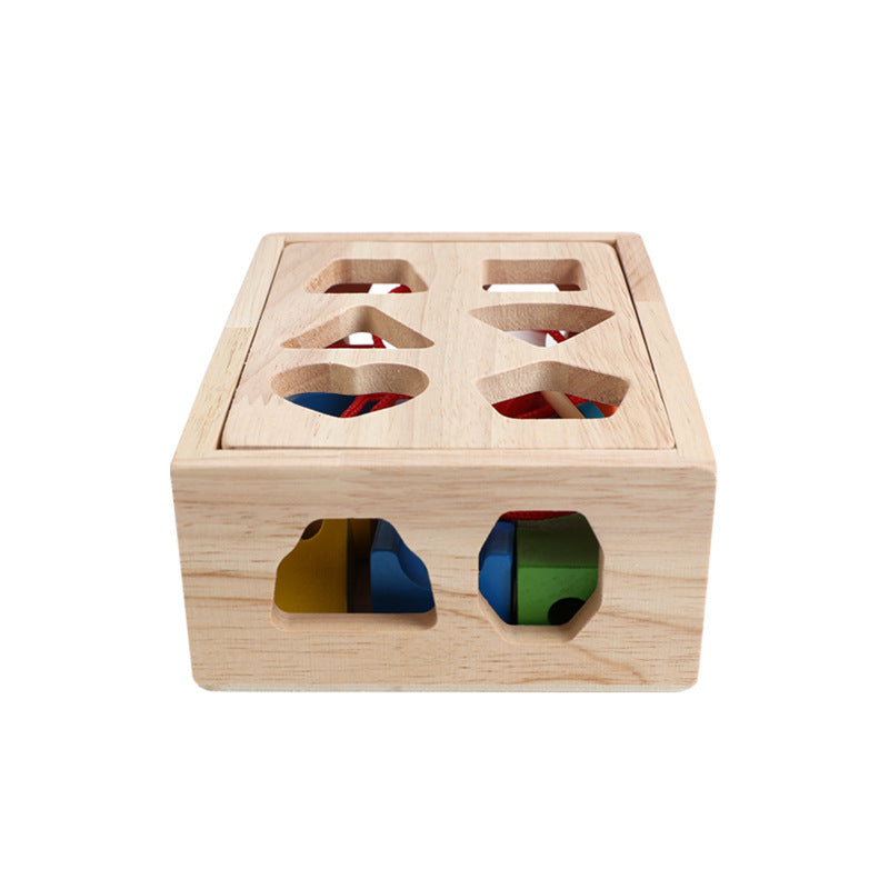 Bloques Montessori Formas Geométricas Madera | Juguete Educativo 4–6 años