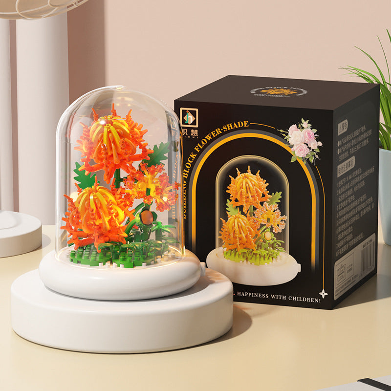 Bloques Florales Compatible con Lego | Set 100–200 Piezas | Niños 7–14 años