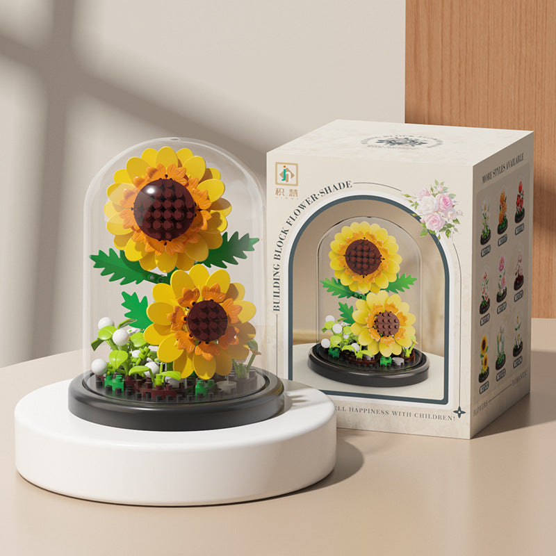 Bloques Florales Compatible con Lego | Set 100–200 Piezas | Niños 7–14 años