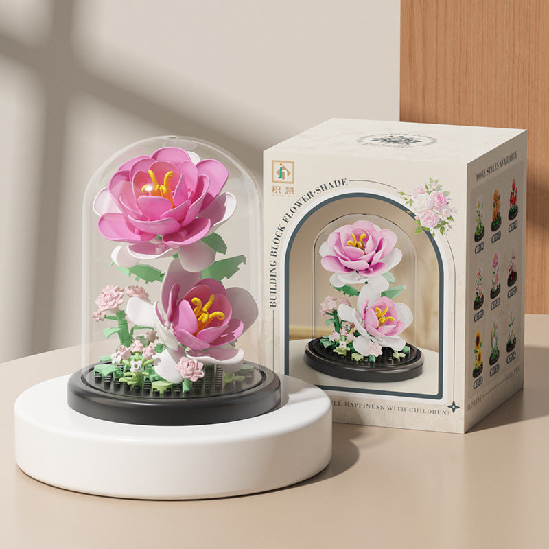Bloques Florales Compatible con Lego | Set 100–200 Piezas | Niños 7–14 años