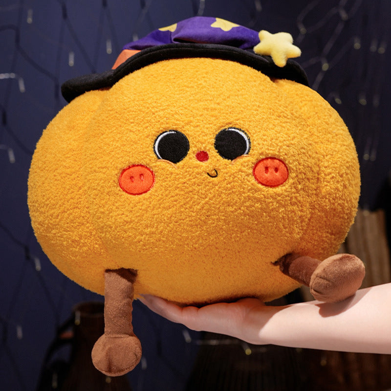 Muñeco Calabaza Halloween – Cojín Peluche Fantasma Duende