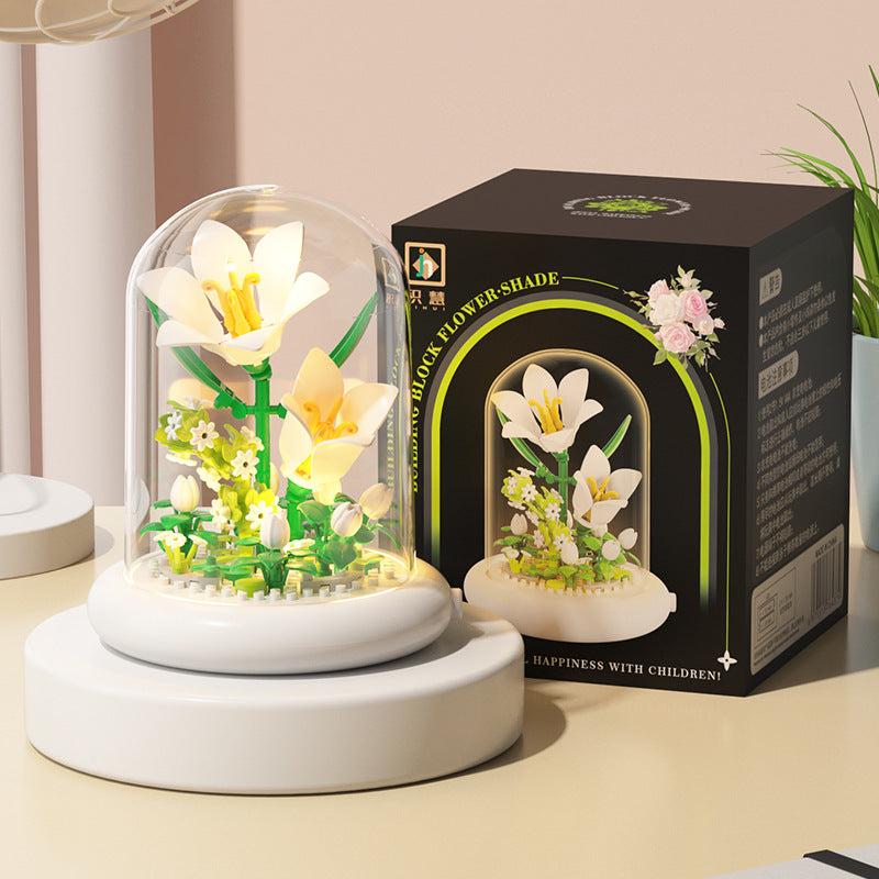 Bloques Florales Compatible con Lego | Set 100–200 Piezas | Niños 7–14 años