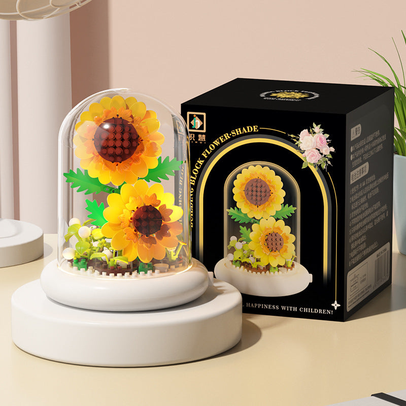 Bloques Florales Compatible con Lego | Set 100–200 Piezas | Niños 7–14 años