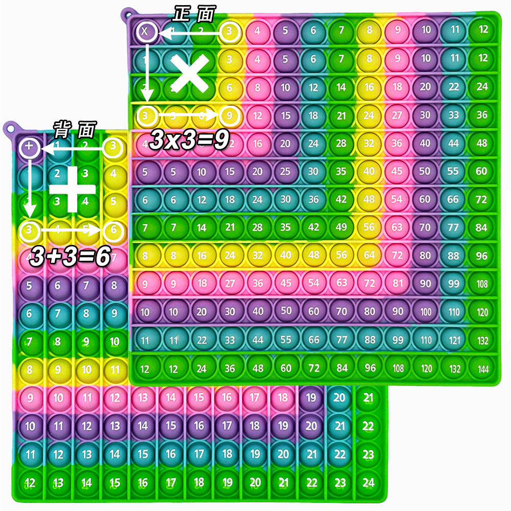Tablero Silicona Burbujas Matemáticas 20cm Juguete Educativo 3–6 años | ToyLab