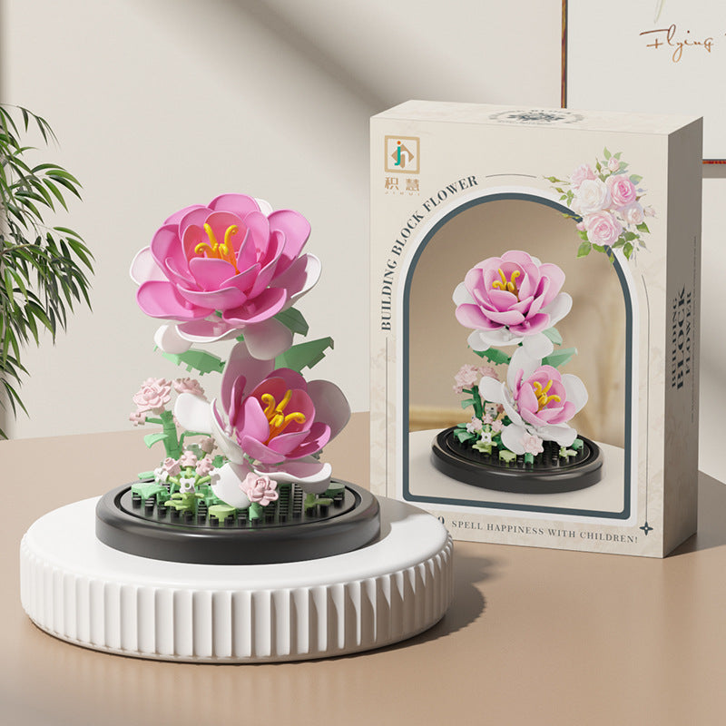 Bloques Florales Compatible con Lego | Set 100–200 Piezas | Niños 7–14 años