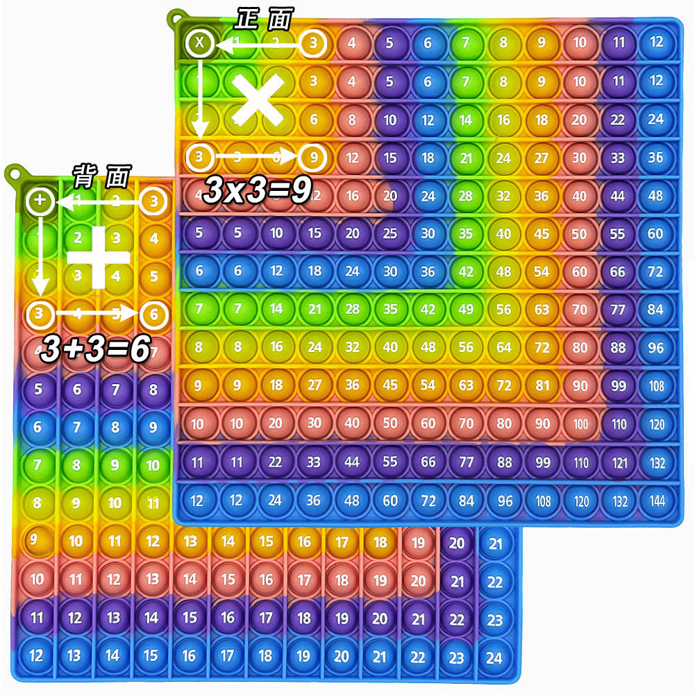Tablero Silicona Burbujas Matemáticas 20cm Juguete Educativo 3–6 años | ToyLab