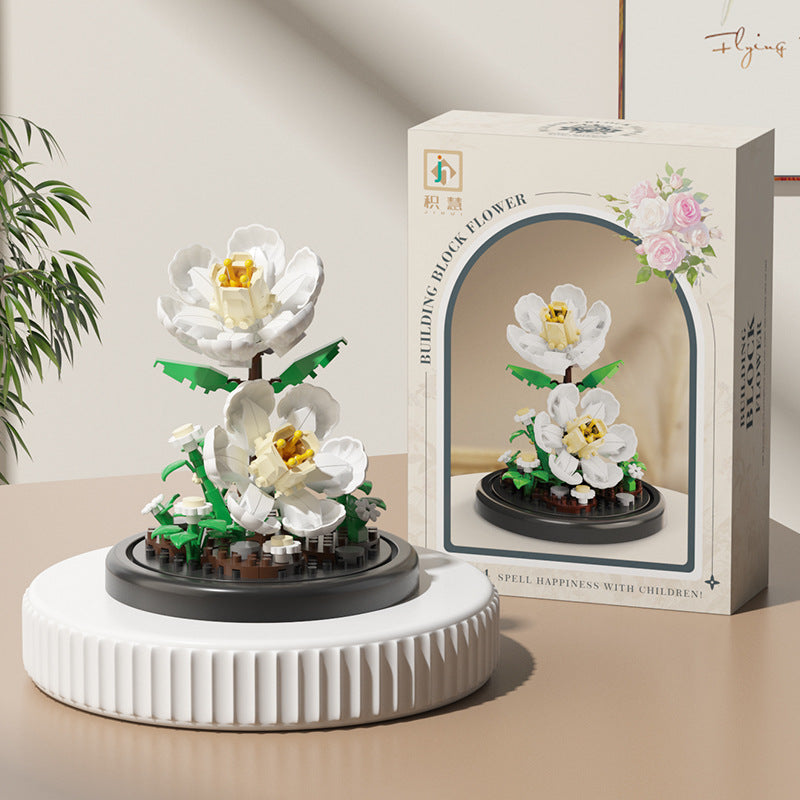 Bloques Florales Compatible con Lego | Set 100–200 Piezas | Niños 7–14 años