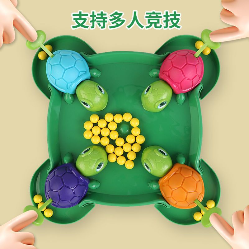 Juego de Mesa Tortuga Come Bolitas | Interactivo Familiar | 36–108 Bolitas