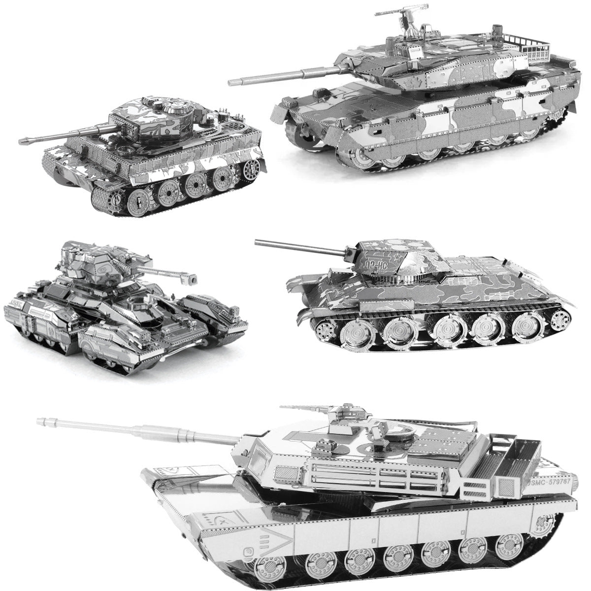 Puzzle 3D Metal Tanque DIY | Maqueta Adultos y Jóvenes | Varios Modelos