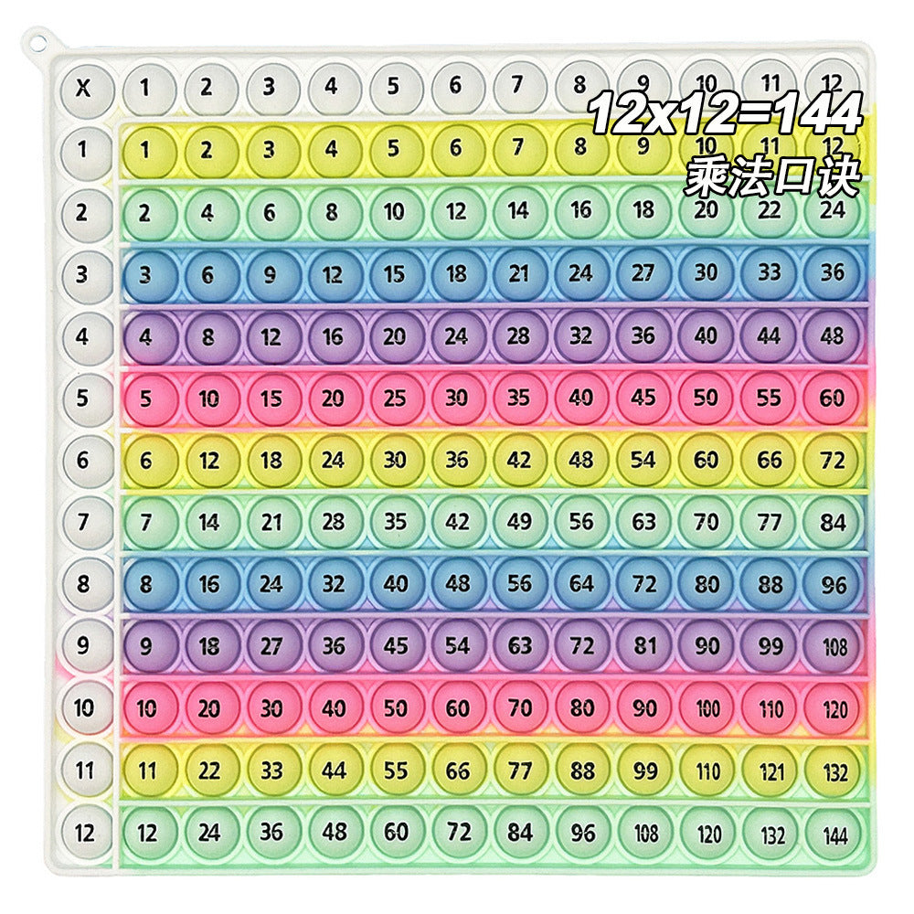 Tablero Silicona Burbujas Matemáticas 20cm Juguete Educativo 3–6 años | ToyLab
