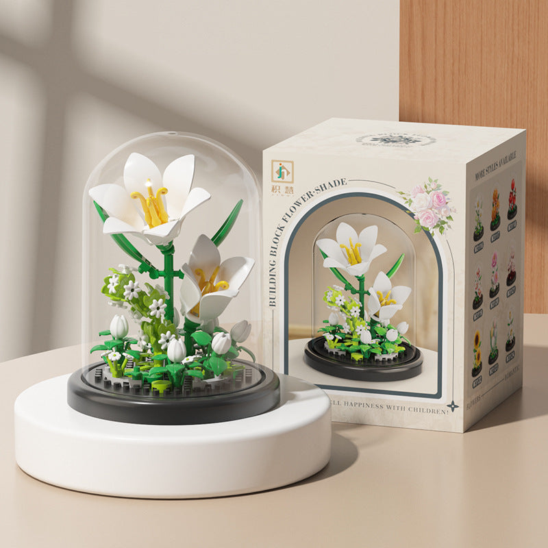 Bloques Florales Compatible con Lego | Set 100–200 Piezas | Niños 7–14 años
