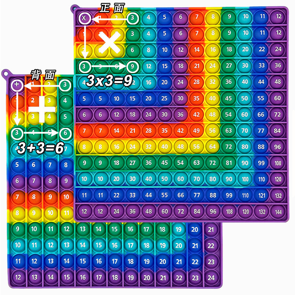 Tablero Silicona Burbujas Matemáticas 20cm Juguete Educativo 3–6 años | ToyLab