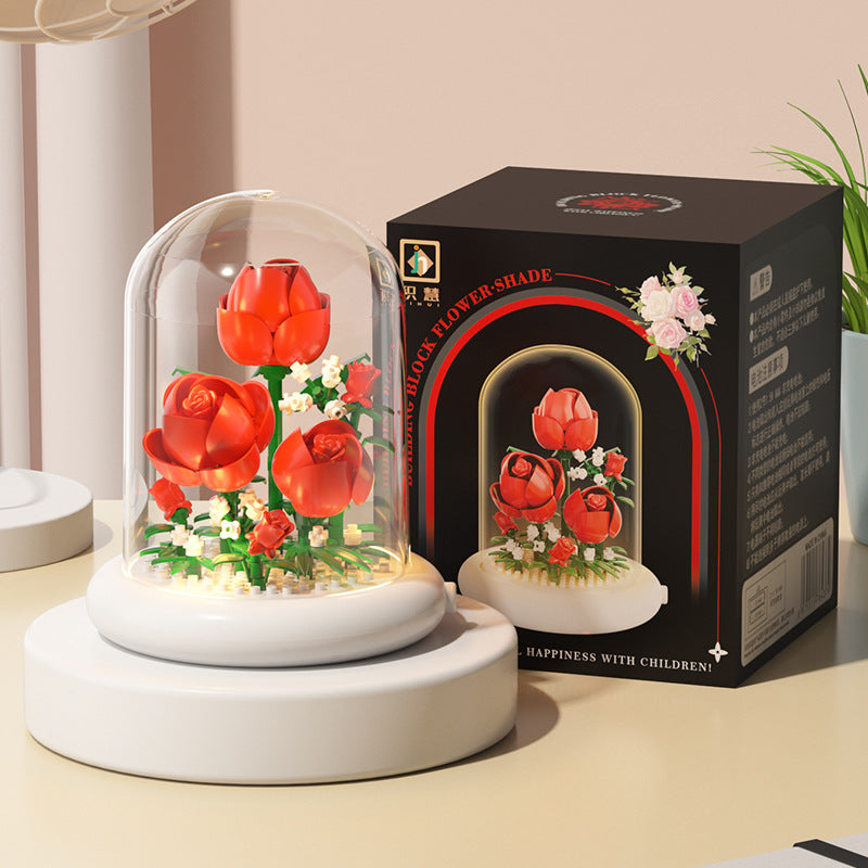 Bloques Florales Compatible con Lego | Set 100–200 Piezas | Niños 7–14 años
