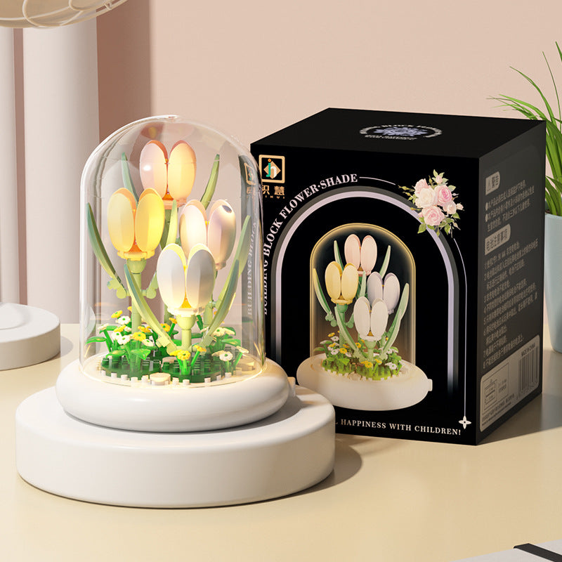 Bloques Florales Compatible con Lego | Set 100–200 Piezas | Niños 7–14 años