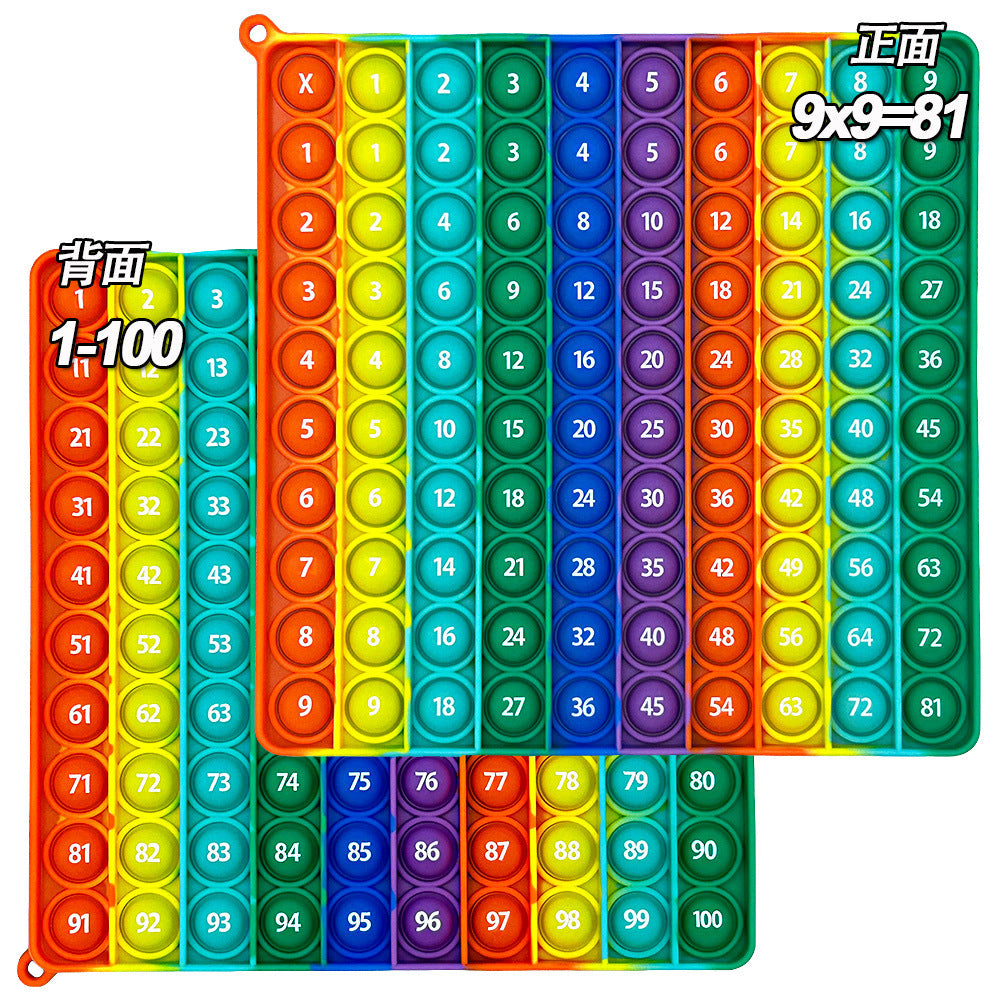 Tablero Silicona Burbujas Matemáticas 20cm Juguete Educativo 3–6 años | ToyLab