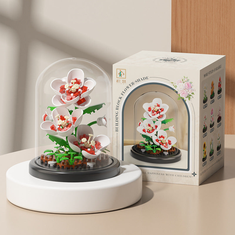 Bloques Florales Compatible con Lego | Set 100–200 Piezas | Niños 7–14 años