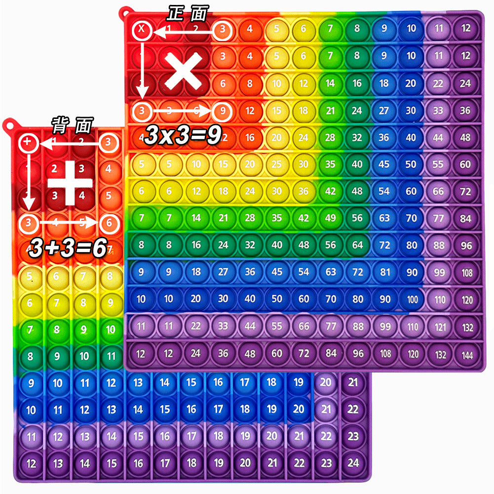 Tablero Silicona Burbujas Matemáticas 20cm Juguete Educativo 3–6 años | ToyLab