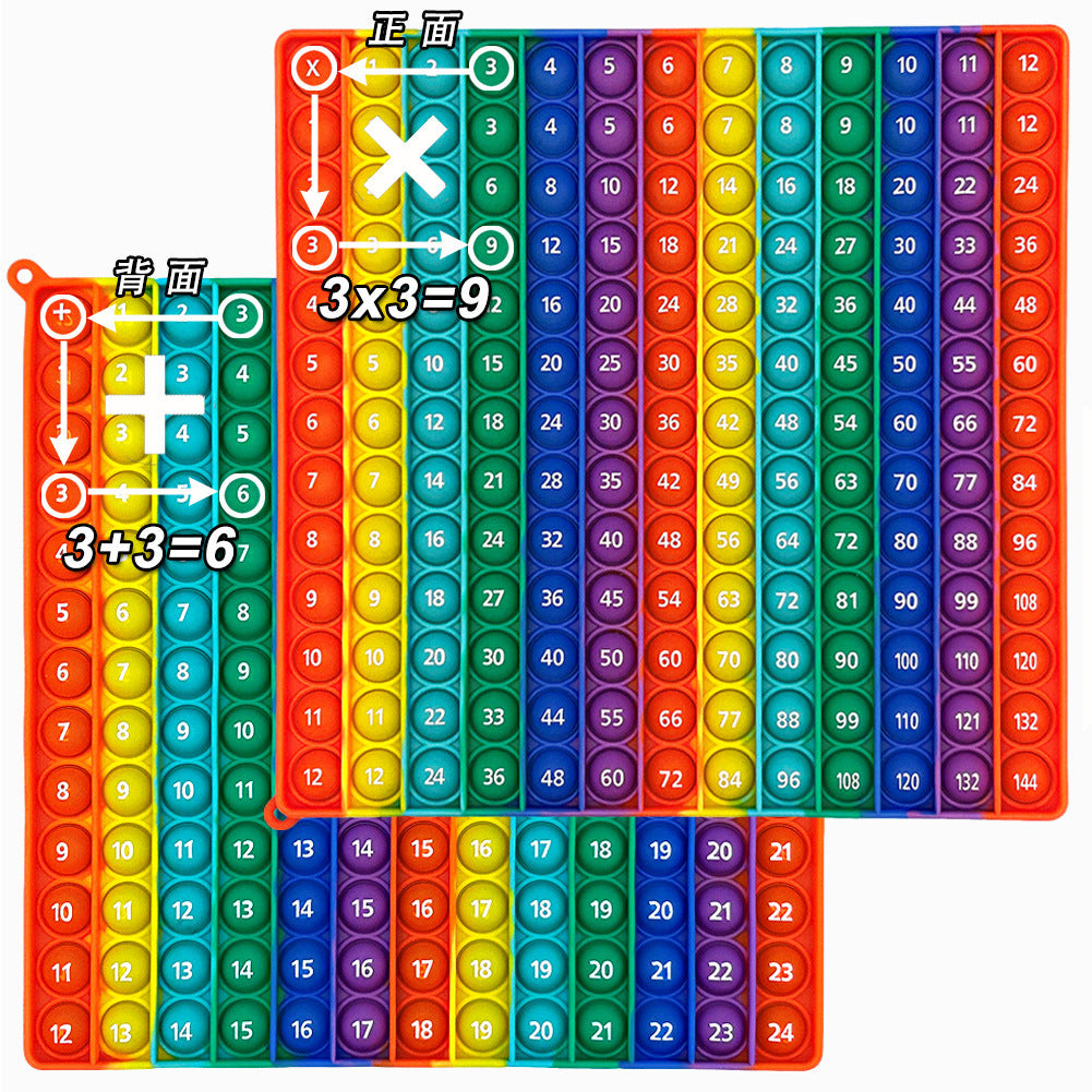 Tablero Silicona Burbujas Matemáticas 20cm Juguete Educativo 3–6 años | ToyLab