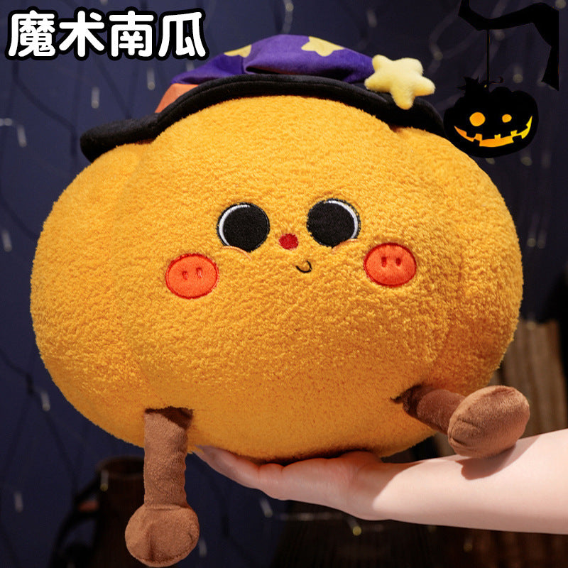 Muñeco Calabaza Halloween – Cojín Peluche Fantasma Duende