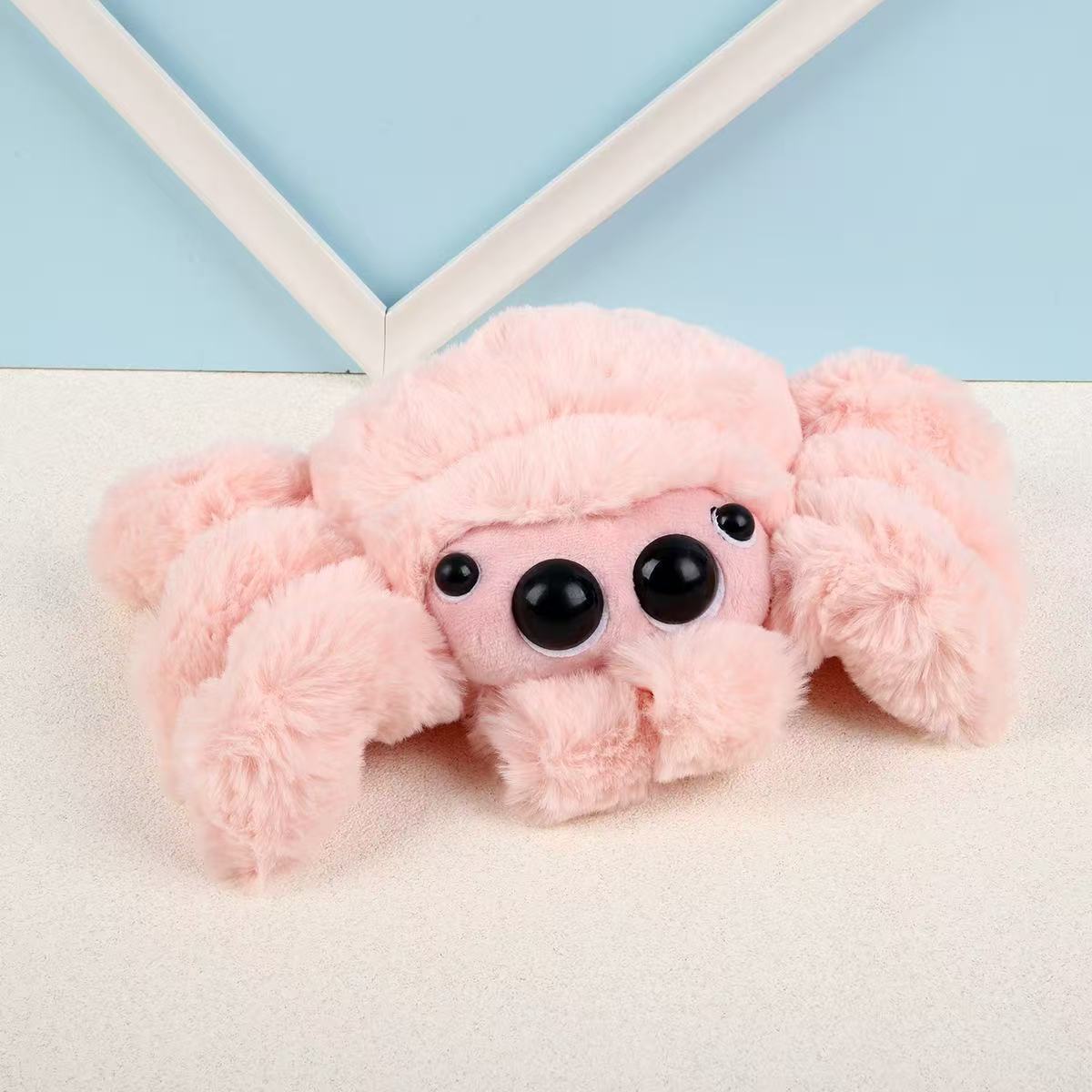 Muñeco Araña Halloween – Peluche Decorativo con Tela de Araña